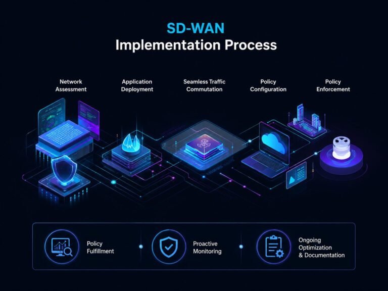SD-WAN implementation process from assessment to ongoing management